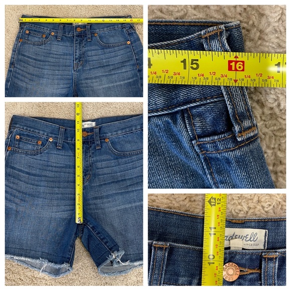 Madewell High-Rise Denim Shorts : Cutoff Edition - Picture 5 of 6